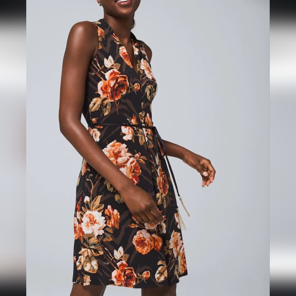 WHBM Floral Print Dress